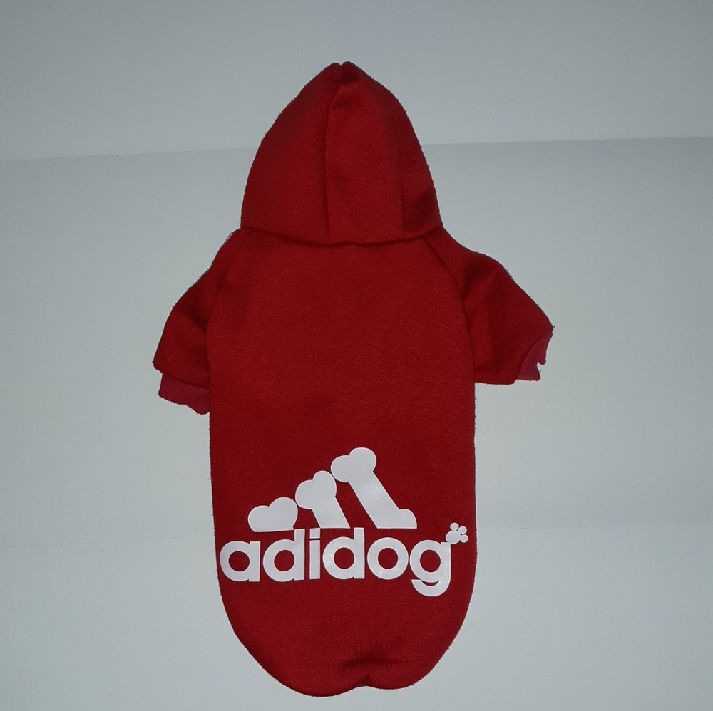 Adidog hoodie for a doggy